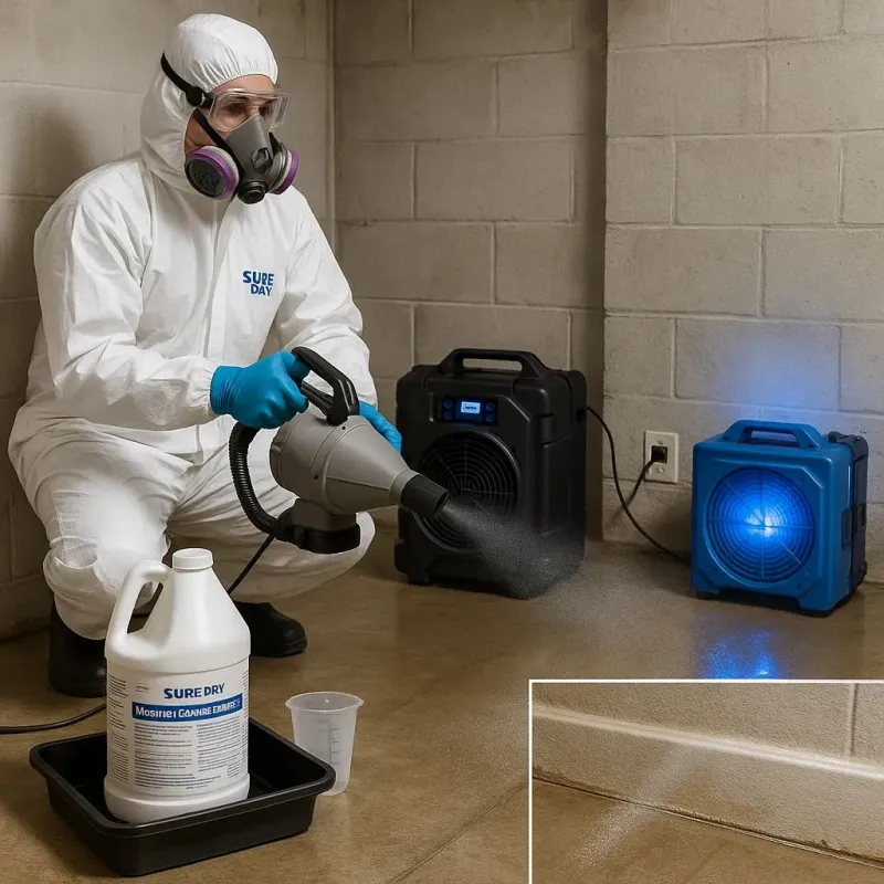 Sanitization and Odor Removal process in Ormond-by-the-Sea, FL