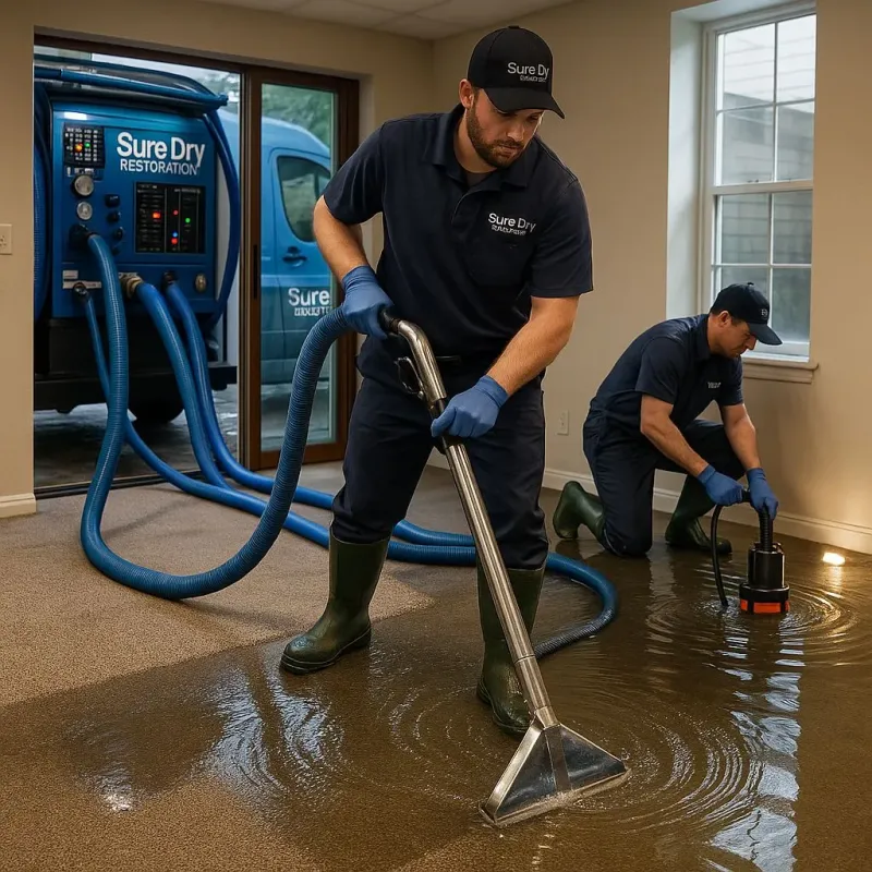 Water Extraction and Removal process in Ormond-by-the-Sea, FL